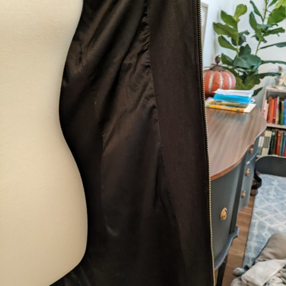 Tahari dark denim trench coat - Small - Picture 4 of 8